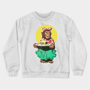 Cook monkey Crewneck Sweatshirt